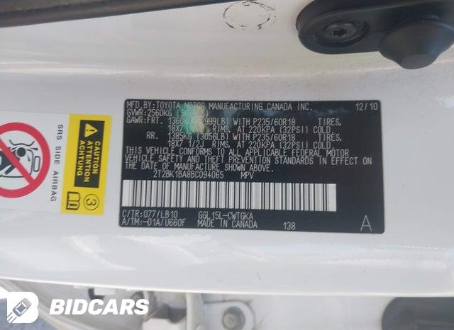 2T2BK1BA8BC094065 2011 Lexus RX photo no. 9