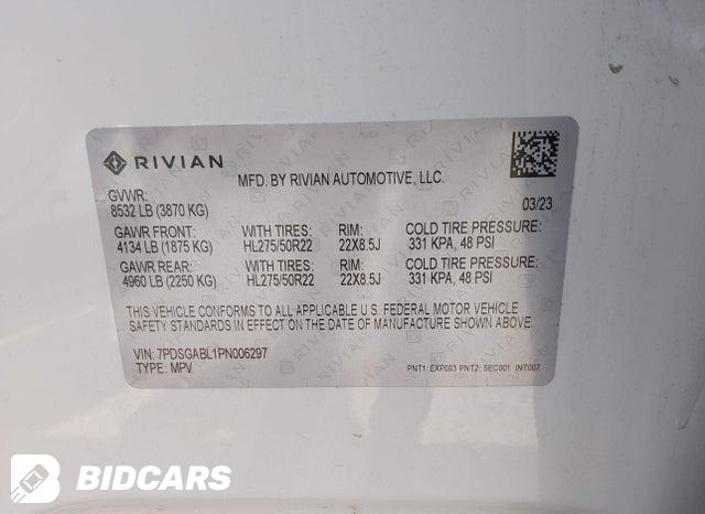 7PDSGABL1PN006297 2023 Rivian R1S photo no. 9