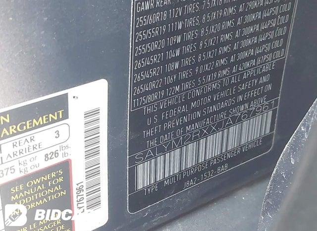 SALYM2RXXJA767961 2018 Land Rover Range Rover photo no. 9