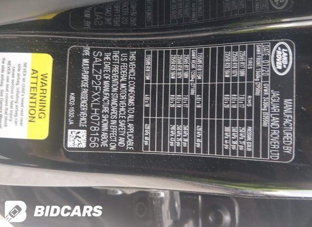 2020 Land Rover Range Rover — VIN SALZP2FXXLH078156, şəkil 9