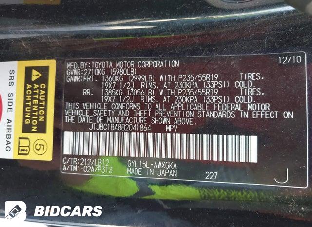 JTJBC1BA8B2041864 2011 Lexus RX photo no. 9