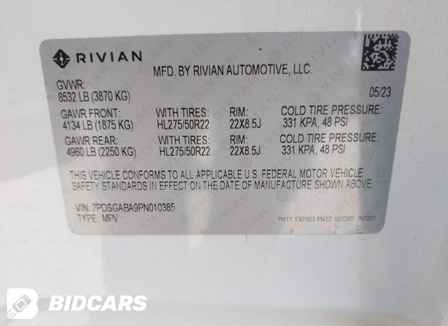 7PDSGABA9PN010385 2023 Rivian R1S photo no. 9