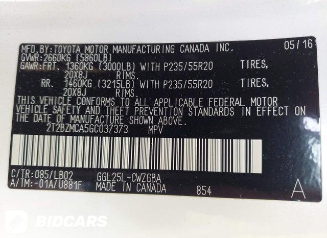 2T2BZMCA5GC037373 2016 Lexus RX photo no. 9