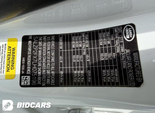 SALZP2FX7LH075196 2020 Land Rover Range Rover photo no. 8