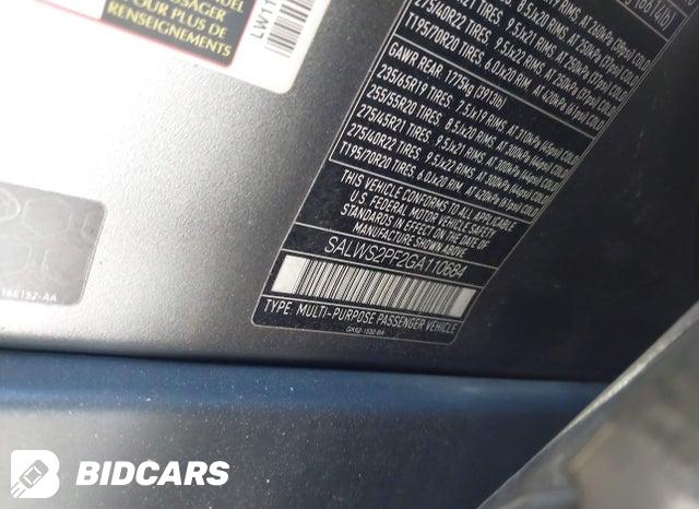 SALWS2PF2GA110684 2016 Land Rover Range Rover photo no. 9