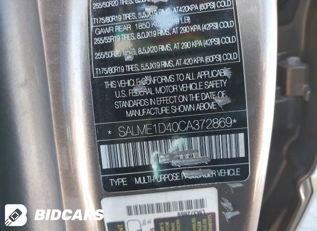 SALME1D40CA372869 2012 Land Rover Range Rover photo no. 9