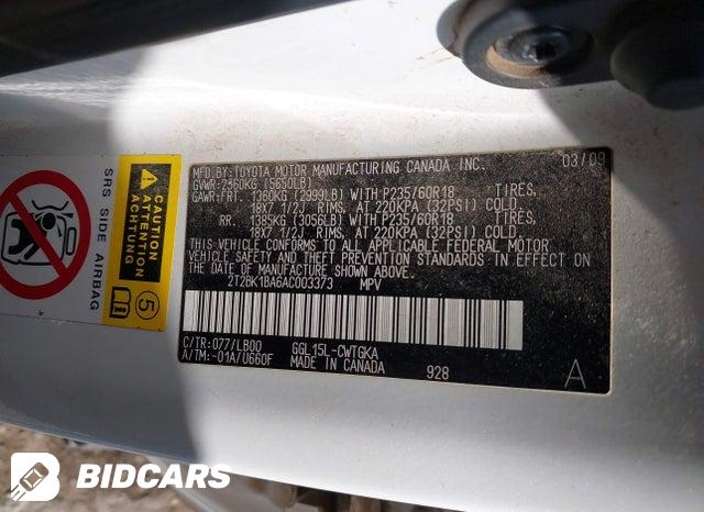 2T2BK1BA6AC003373 2010 Lexus RX photo no. 9