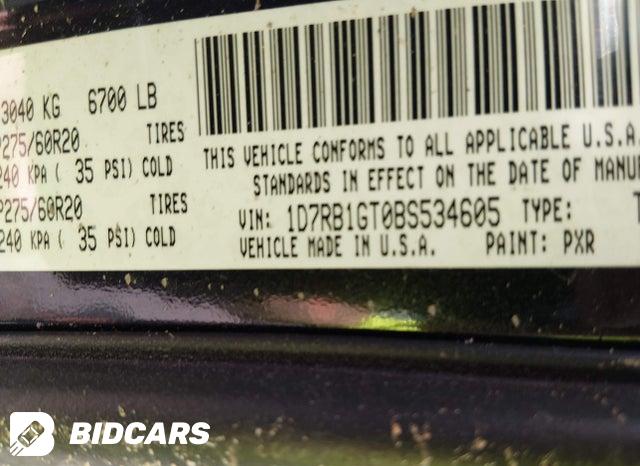 1D7RB1GT0BS534605 2011 RAM RAM 1500 photo no. 9
