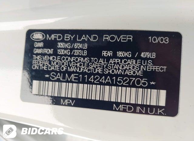 SALME11424A152705 2004 Land Rover Range Rover photo no. 9