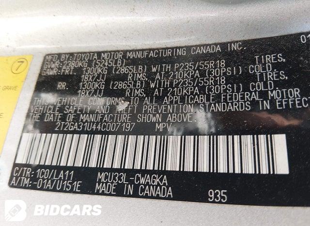 2T2GA31U44C007197 2004 Lexus RX photo no. 9