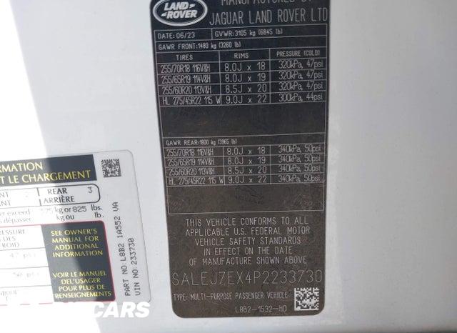 2023 Land Rover Defender — VIN SALEJ7EX4P2233730, şəkil 9
