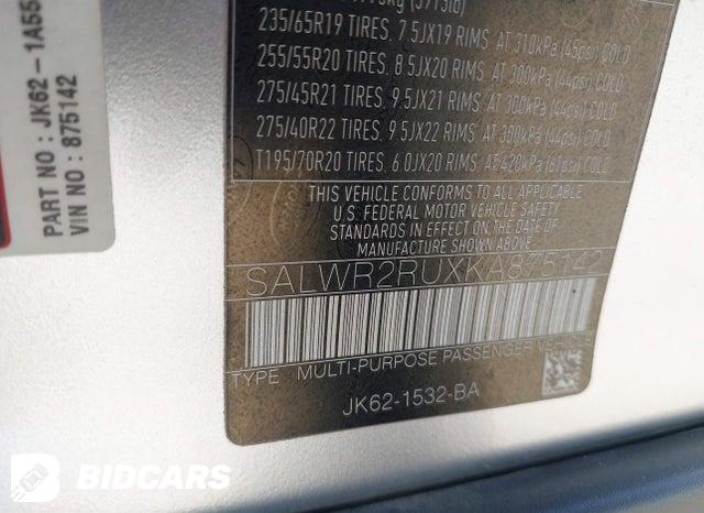 SALWR2RUXKA875142 2019 Land Rover Range Rover photo no. 9