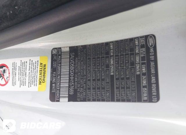 SALVD5BGXHH157669 2017 Land Rover Range Rover photo no. 9