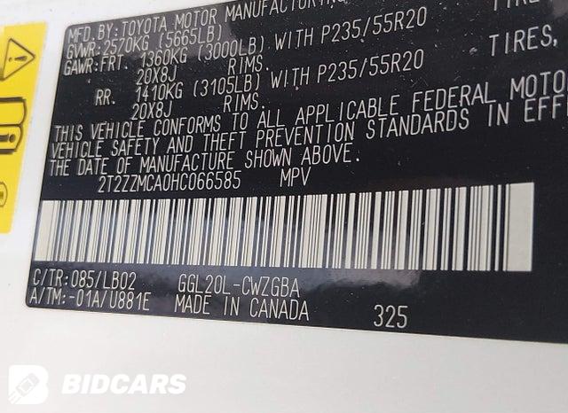2T2ZZMCA0HC066585 2017 Lexus RX photo no. 9