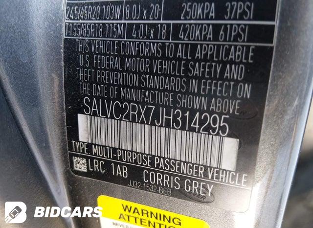 SALVC2RX7JH314295 2018 Land Rover Range Rover photo no. 9