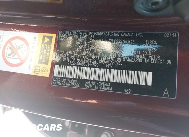 2T2ZK1BA8EC144823 2014 Lexus RX photo no. 9