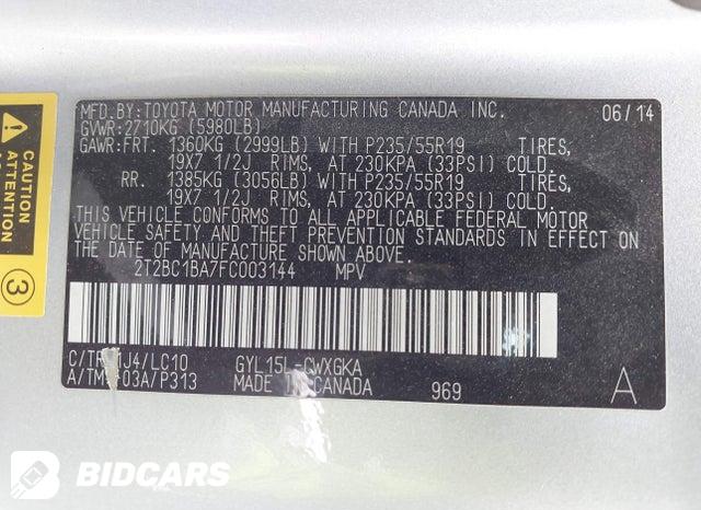 2T2BC1BA7FC003144 2015 Lexus RX photo no. 9