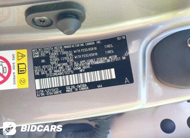 2T2ZZMCA0KC122712 2019 Lexus RX photo no. 9