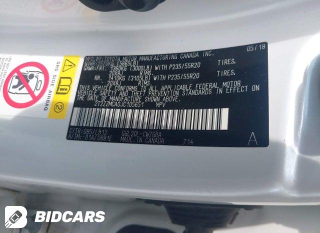 2T2ZZMCA0JC105651 2018 Lexus RX photo no. 9