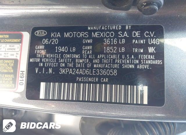 2020 KIA Rio — VIN 3KPA24AD6LE336058, фото 9