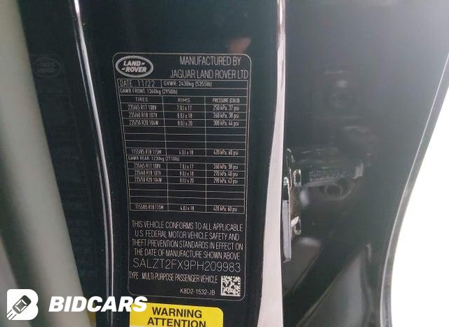 SALZT2FX9PH209983 2023 Land Rover Range Rover photo no. 9