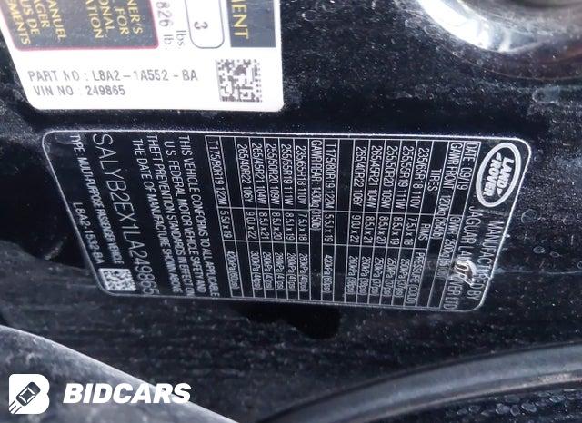 2020 Land Rover Range Rover — VIN SALYB2EX1LA249865, şəkil 9