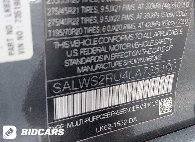 SALWS2RU4LA735190 2020 Land Rover Range Rover photo no. 9