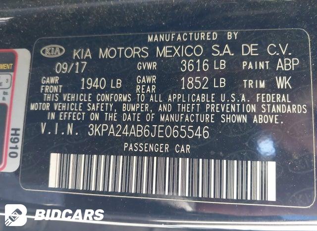 3KPA24AB6JE065546 2018 KIA Rio photo no. 9