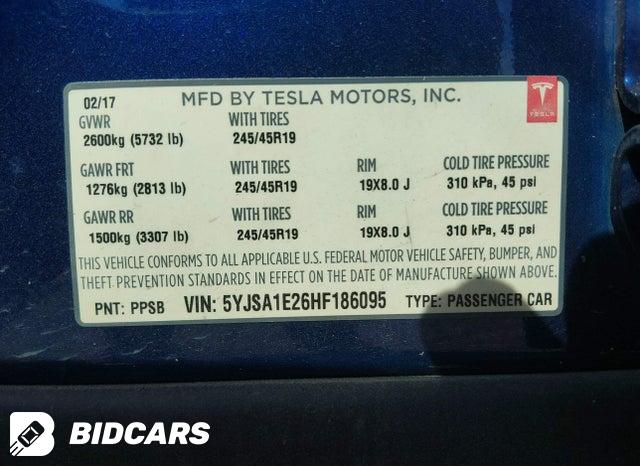 2017 Tesla MODEL S — VIN 5YJSA1E26HF186095, şəkil 9