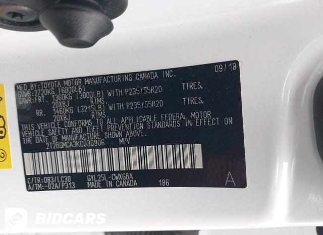 2T2BGMCA3KC030906 2019 Lexus RX photo no. 9