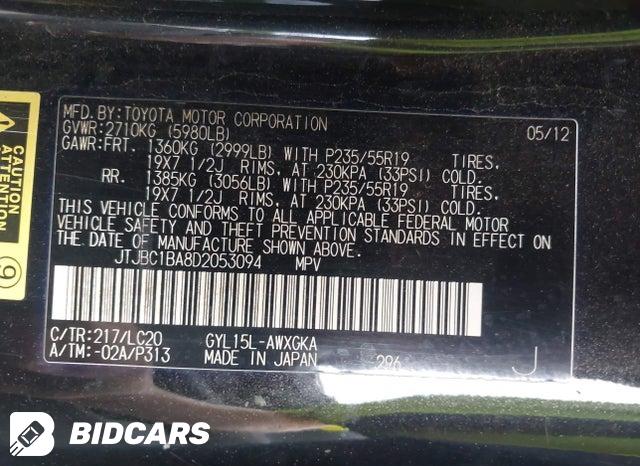 JTJBC1BA8D2053094 2013 Lexus RX photo no. 9