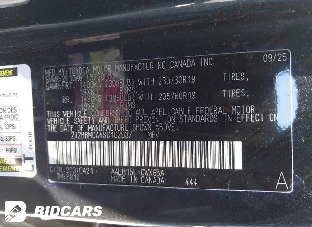 2025 Lexus RX — VIN 2T2BBMCA4SC102937, şəkil 9