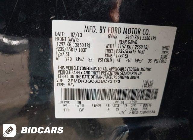 2FMDK3GC6DBC73473 2013 Ford Edge photo no. 9