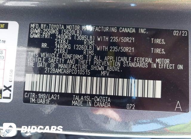 2T2BAMCA8PC010515 2023 Lexus RX photo no. 9