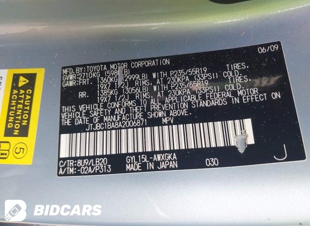 JTJBC1BA8A2006871 2010 Lexus RX photo no. 9