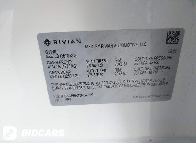 7PDSGBBAXSN047220 2025 Rivian R1S photo no. 9