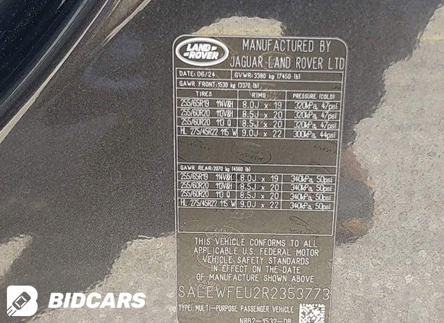 SALEWFEU2R2353773 2024 Land Rover Defender photo no. 9