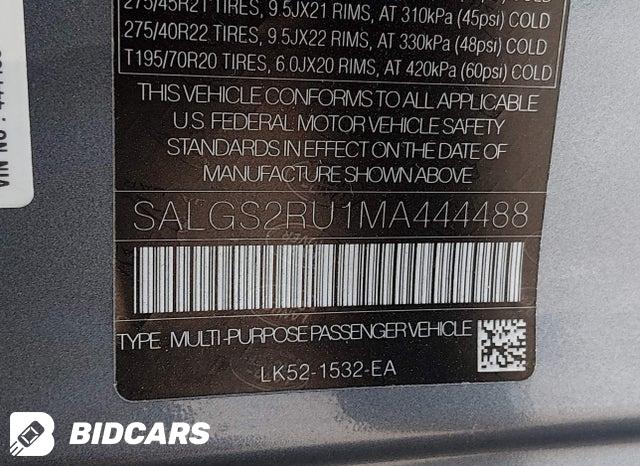 2021 Land Rover Range Rover — VIN SALGS2RU1MA444488, şəkil 9