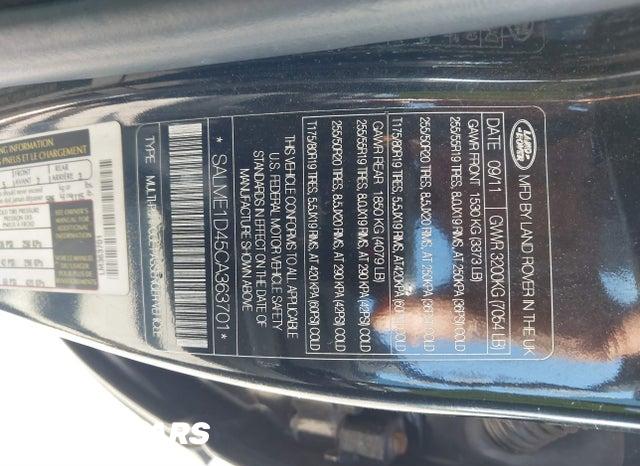 SALME1D45CA363701 2012 Land Rover Range Rover photo no. 9