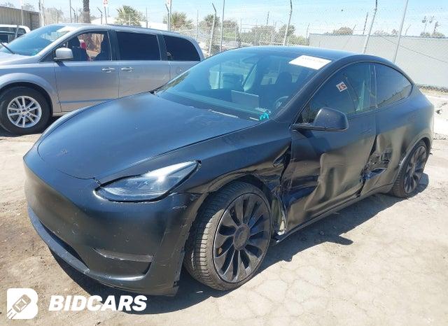 2022 Tesla MODEL Y — VIN 7SAYGDEF1NF523171, şəkil 2
