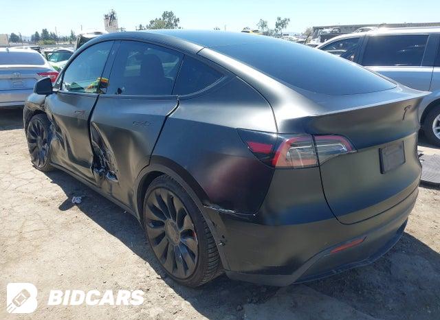 2022 Tesla MODEL Y — VIN 7SAYGDEF1NF523171, şəkil 3