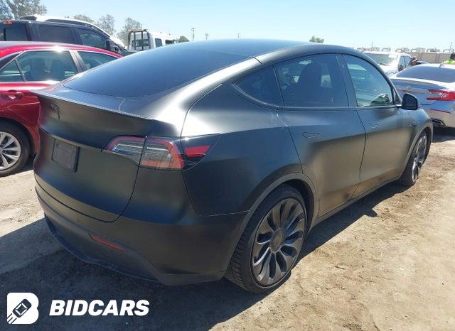2022 Tesla MODEL Y — VIN 7SAYGDEF1NF523171, şəkil 4