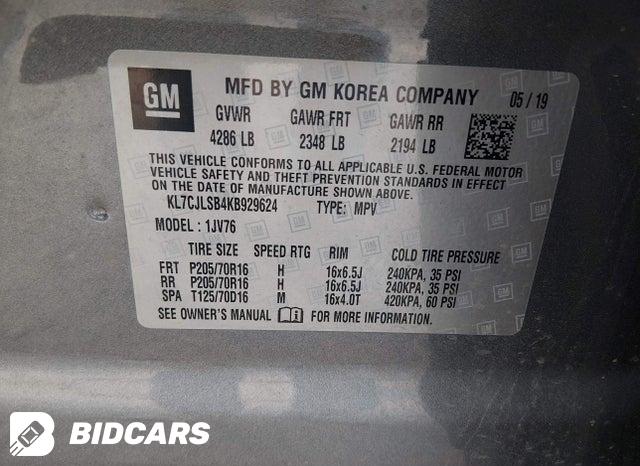 KL7CJLSB4KB929624 2019 Chevrolet Trax photo no. 9