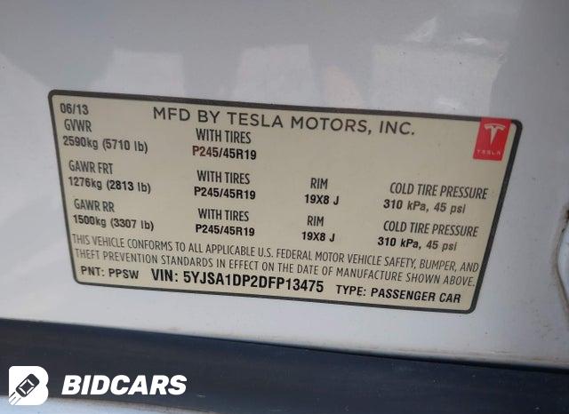 5YJSA1DP2DFP13475 2013 Tesla Model S photo no. 9