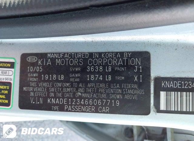 KNADE123466067719 2006 KIA Rio photo no. 9