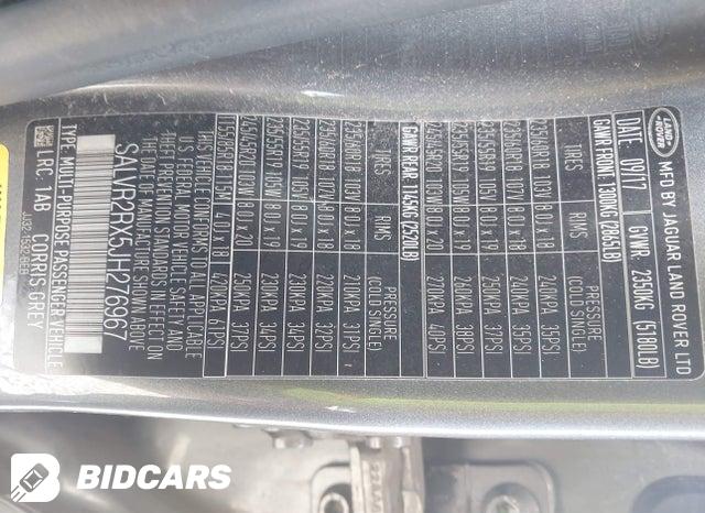 SALVR2RX5JH276967 2018 Land Rover Range Rover photo no. 9