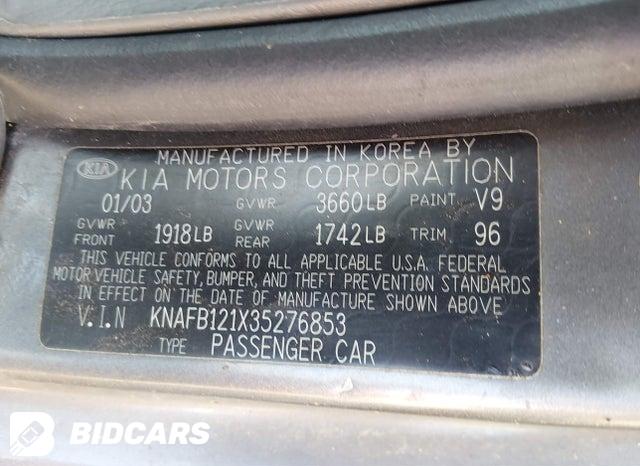  2003 KIA Spectra photo no. 9