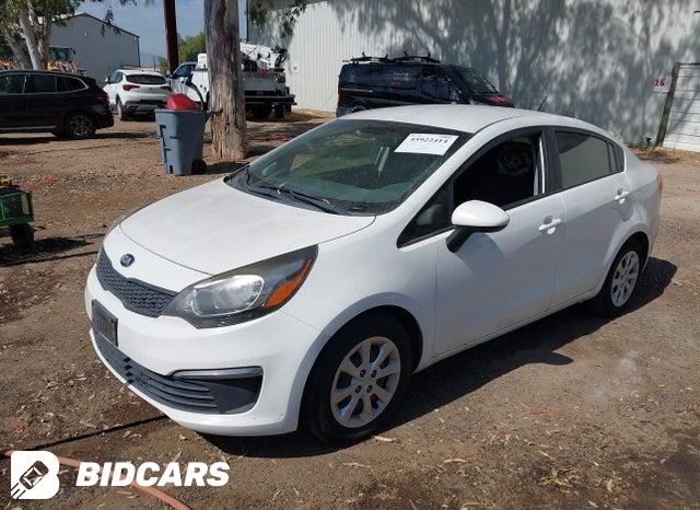 KNADM4A37G6591308 2016 KIA Rio photo no. 2