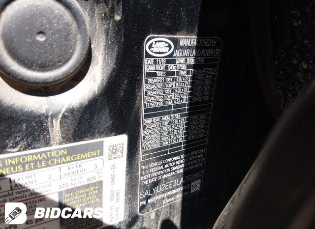 SALYU2EE3LA262867 2020 Land Rover Range Rover photo no. 9
