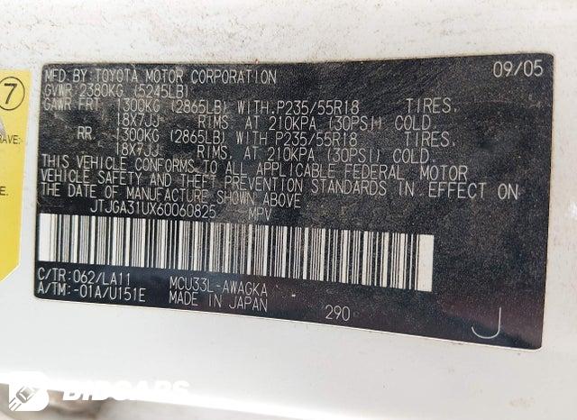 JTJGA31UX60060825 2006 Lexus RX photo no. 9